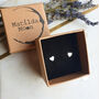 Sterling Silver 925 Solid Love Heart Ear Stud Earrings, thumbnail 4 of 8