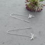 Dragon Fly Zircon Threader Earrings, thumbnail 1 of 3
