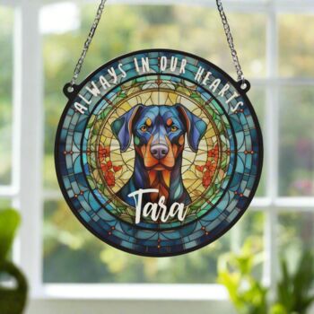 Doberman Memorial Suncatcher, 3 of 6