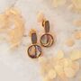 Arie Gold Plated Earrings, thumbnail 3 of 6