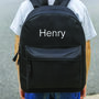 Personalised Embroidered Name 38cm Backpack, thumbnail 2 of 6