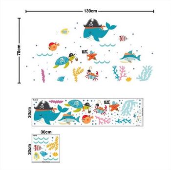 Under The Sea Children’s Sea Creatures Decal Stickers, 4 of 5