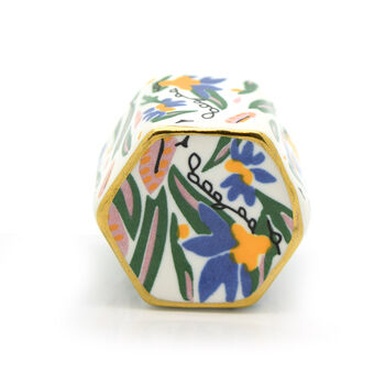 Colourful Hand Painted Cylinder And Hexagonal Knobs, 6 of 12
