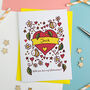 Personalised Cute Daisy Heart Cute Card, thumbnail 2 of 2