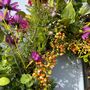 Large Colourful Summertime Floral Wreath, thumbnail 5 of 8