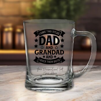 Personalised Grand Father's Day Tankard Gift, 2 of 2