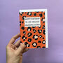 Leopard Birthday Relations, Wordy Card, thumbnail 4 of 8