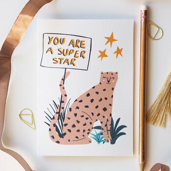 You Are A Super Star Congratulations Card, 2 of 3
