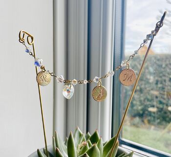Personalised Crystal Mini Plant Garland, 2 of 3