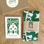 House Warming Tea Towel Gift And Card, thumbnail 1 of 3
