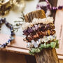 Aquamarine Gemstone Chip Bracelet | Natural Gemstones, thumbnail 5 of 6
