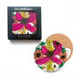 Bright Floral Coasters Box Set Round Heat Resistant, thumbnail 2 of 8