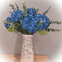Faux Hydrangea And Eucalyptus Bouquet, thumbnail 1 of 3