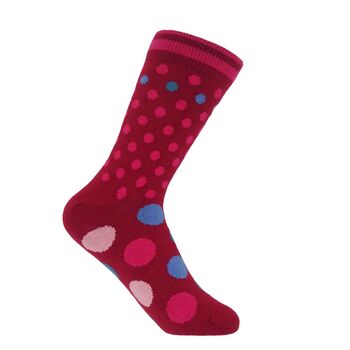 Customised Red Luxury Women's Socks Three Pair Gift, 2 of 6
