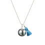 Bola Chime Pregnancy Necklace With Tassel, thumbnail 6 of 8