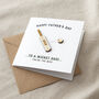 Wooden Cricket Bat Father's Day Card, thumbnail 2 of 2