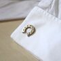 Horseshoe Cufflinks Gift Men 316 L Stainless Steel Symbol Of Luck, thumbnail 3 of 5