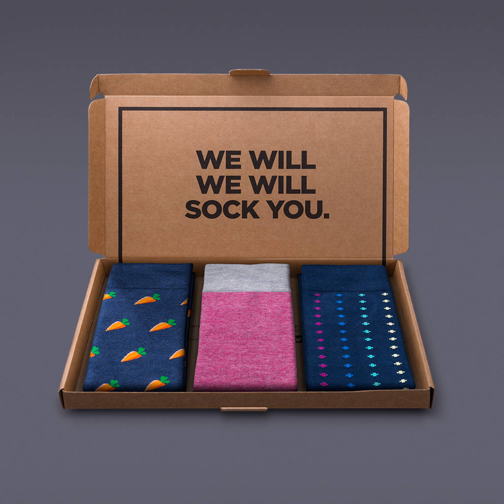 Roger Box Of Socks Gift Set By The London Sock Exchange