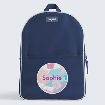 Personalised Painterly Design Kids Everyday Backpack, 7 of 9