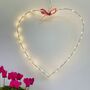 Heart Wreath With Fairy Lights, thumbnail 3 of 4