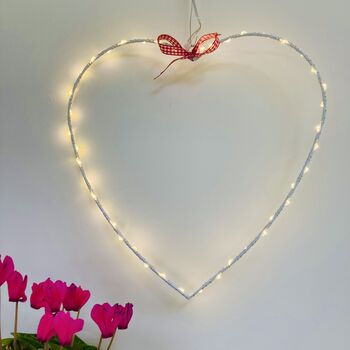 Heart Wreath With Fairy Lights, 3 of 4