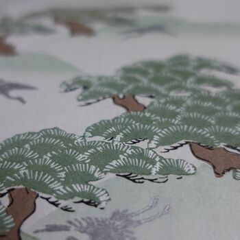 Delicate Japanese Pine Forest Print, 7 of 9