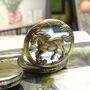 Personalised Bronze Pocket Watch Single Horse Design, thumbnail 3 of 6