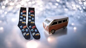 Campervan Socks And Motorhome Handcrafted Gift Box, 11 of 12