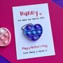 Nanny/Grandma Heart Pop Fidget Toy Mother's Day Card, thumbnail 1 of 4