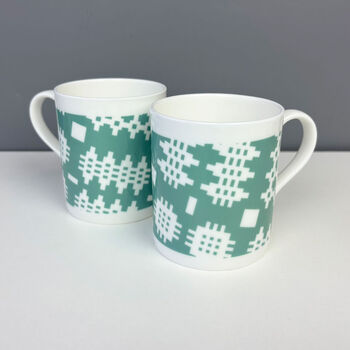 Welsh Blanket Print China Mug, 5 of 12