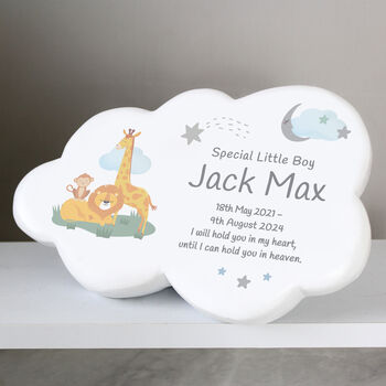 Personalised Animal Resin Memorial Cloud, 2 of 5
