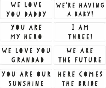 Wooden 'You Are My Sunshine' Announcement Sign, 5 of 6