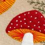 Toadstool Felt Appliqué Hoop Kit, thumbnail 2 of 6