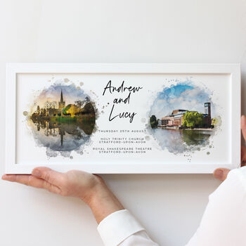 Personalised Church And Wedding Venue Watercolour, 2 of 6