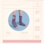 Princess Pattern Long Winter Socks For Girls, thumbnail 4 of 5