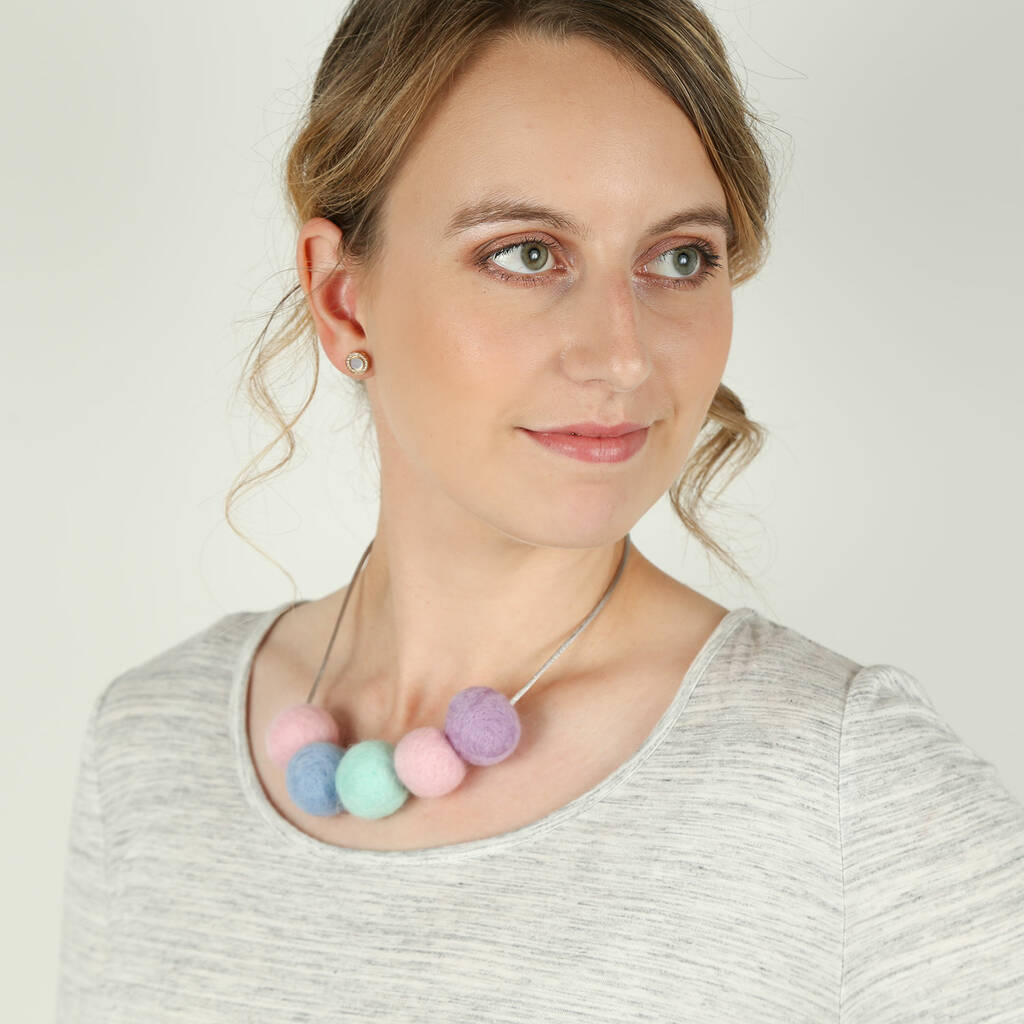 Necklace Needle Felting Kit By Wool Couture