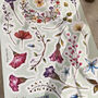 Watercolour Floral Vinyl Sticker Sheet, thumbnail 5 of 5