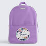 Personalised Flourish Design Kids Everyday Backpack, thumbnail 8 of 9