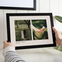 Double Photo Linen Anniversary Print, thumbnail 2 of 3