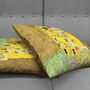 The Kiss Gustav Klimt Cushion Cover, thumbnail 5 of 8
