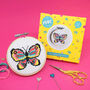 Butterfly Mini Cross Stitch Kit, thumbnail 2 of 3