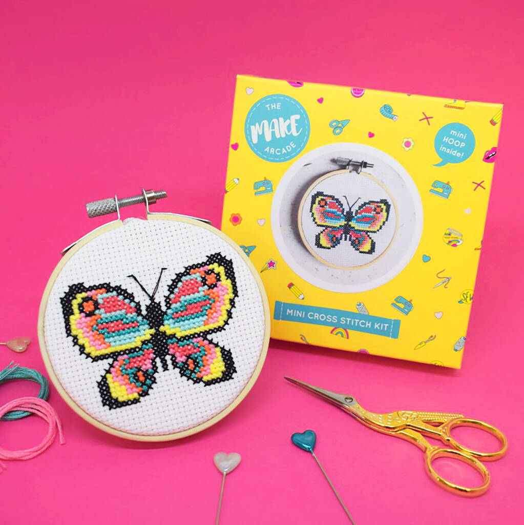 Mini Cross Stitch Embroidery Kit - stop it hobby