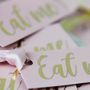 D I Y 'Eat Me' Wedding Favour Labels Personalised, thumbnail 4 of 6
