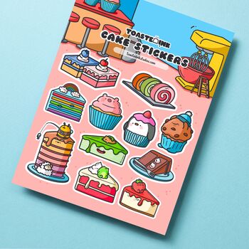 Cake Sticker Sheet | Cute Stickers, 5 of 5