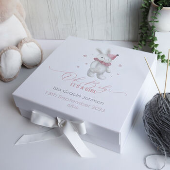 Personalised New Baby Girl Gift Box, 6 of 10