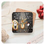 Mariah Fun Christmas Gift Coaster Drinking Secret Santa, thumbnail 2 of 5