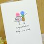 Personalised 'Button Family' Handmade Card, thumbnail 9 of 12
