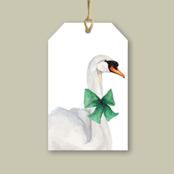 Swan Gift Tag, 2 of 3