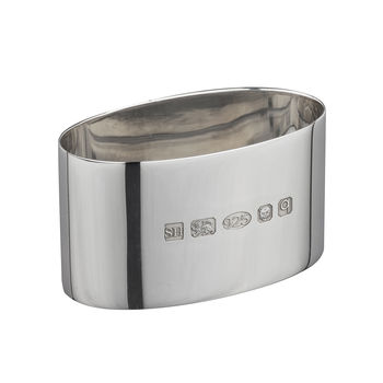 Silver Napkin Ring Personalised, 3 of 7