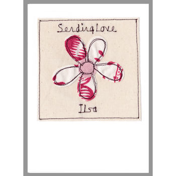 Personalised Flower Thinking Of You Card, 3 of 12
